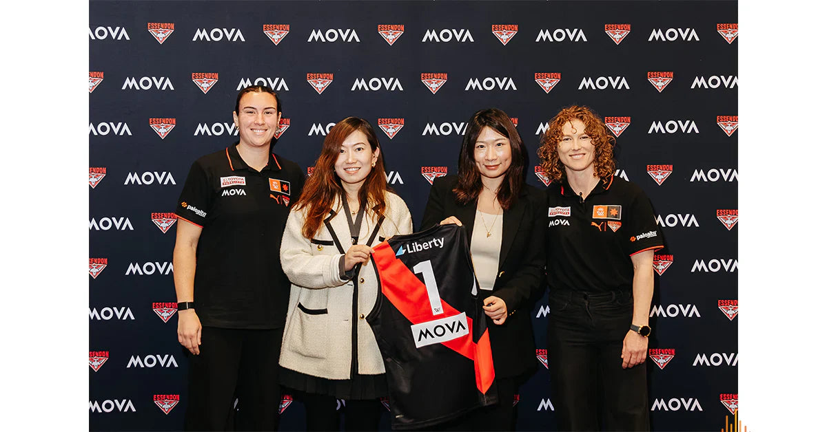 MOVA expands Essendon AFLW partnership as Z70 Ultra Roller robot vacuum makes Australian debut