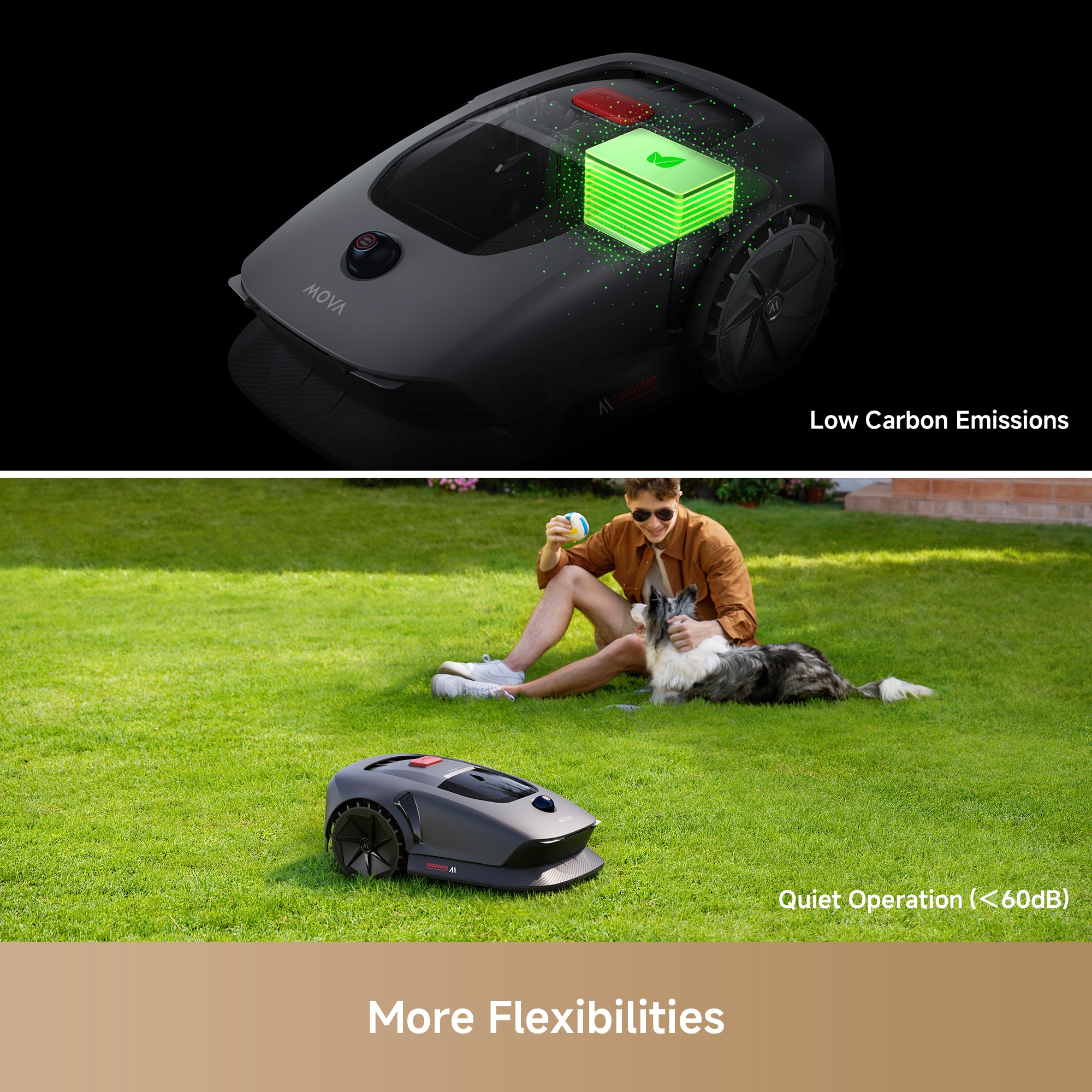 Bundle Garage with MOVA 600 Robot Lawn Mower