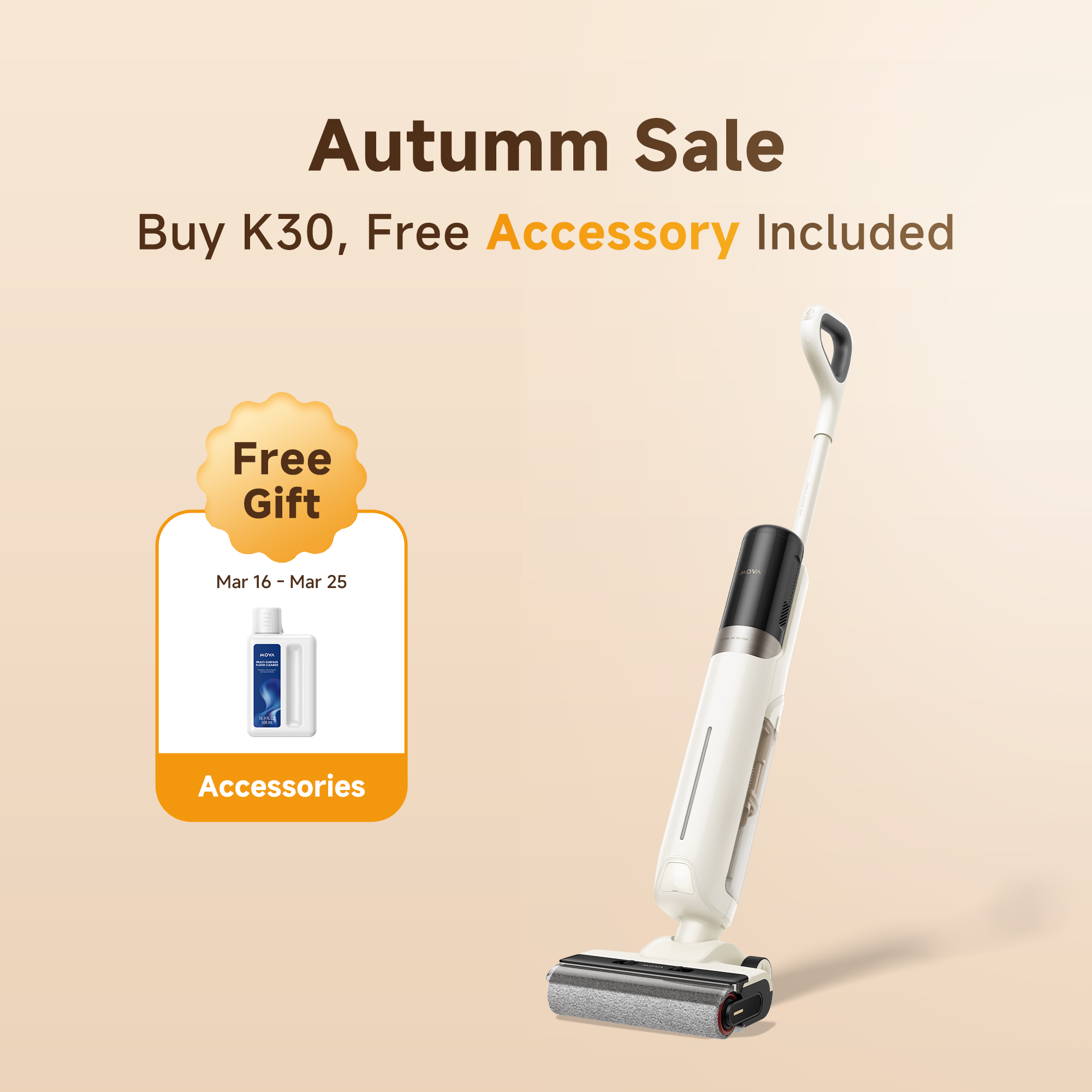 MOVA K30 Wet and Dry Hard Floor Cleaner