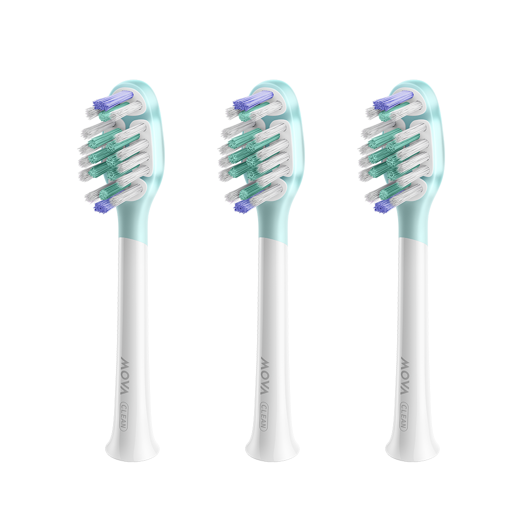 MOVA Deep Clean Brush Head (Four-zone Floating)οΌ3-packοΌ