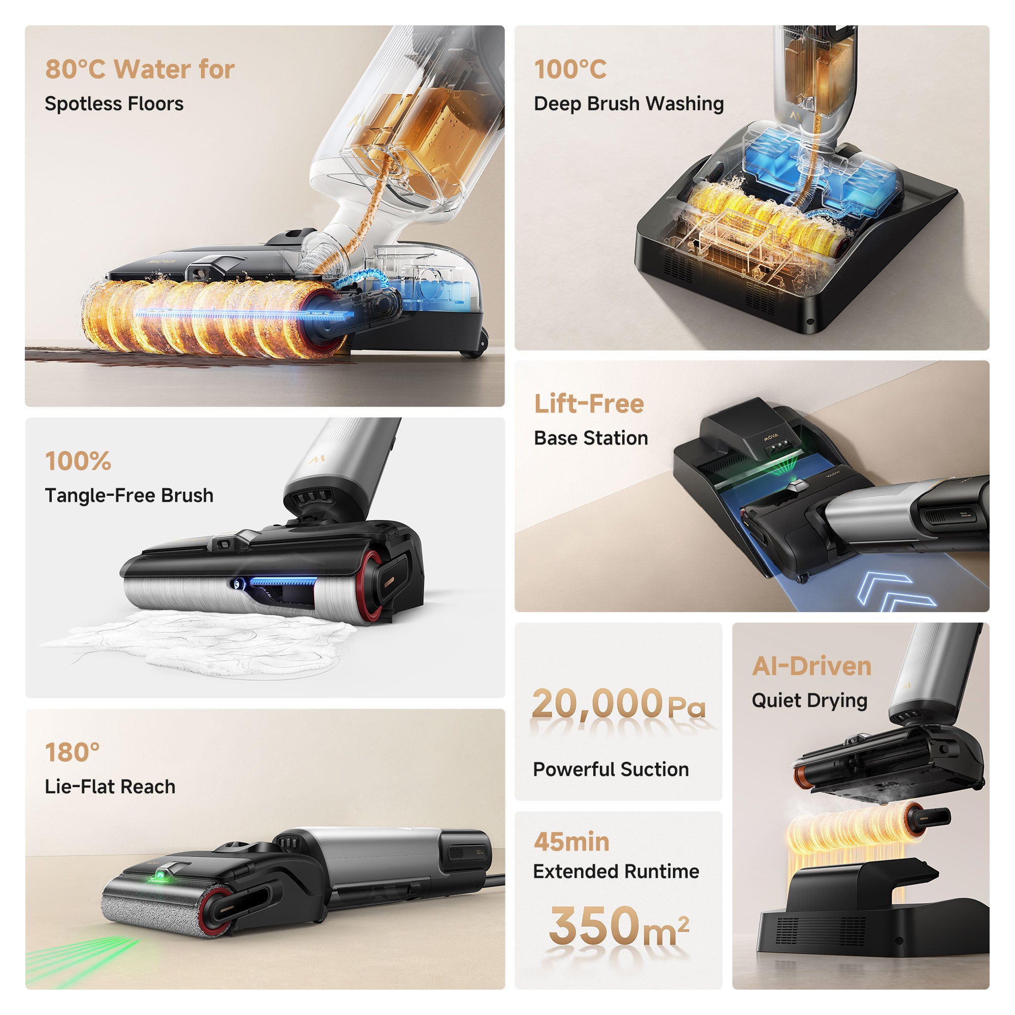 MOVA X4 Pro Wet and Dry Hard Floor Cleaner