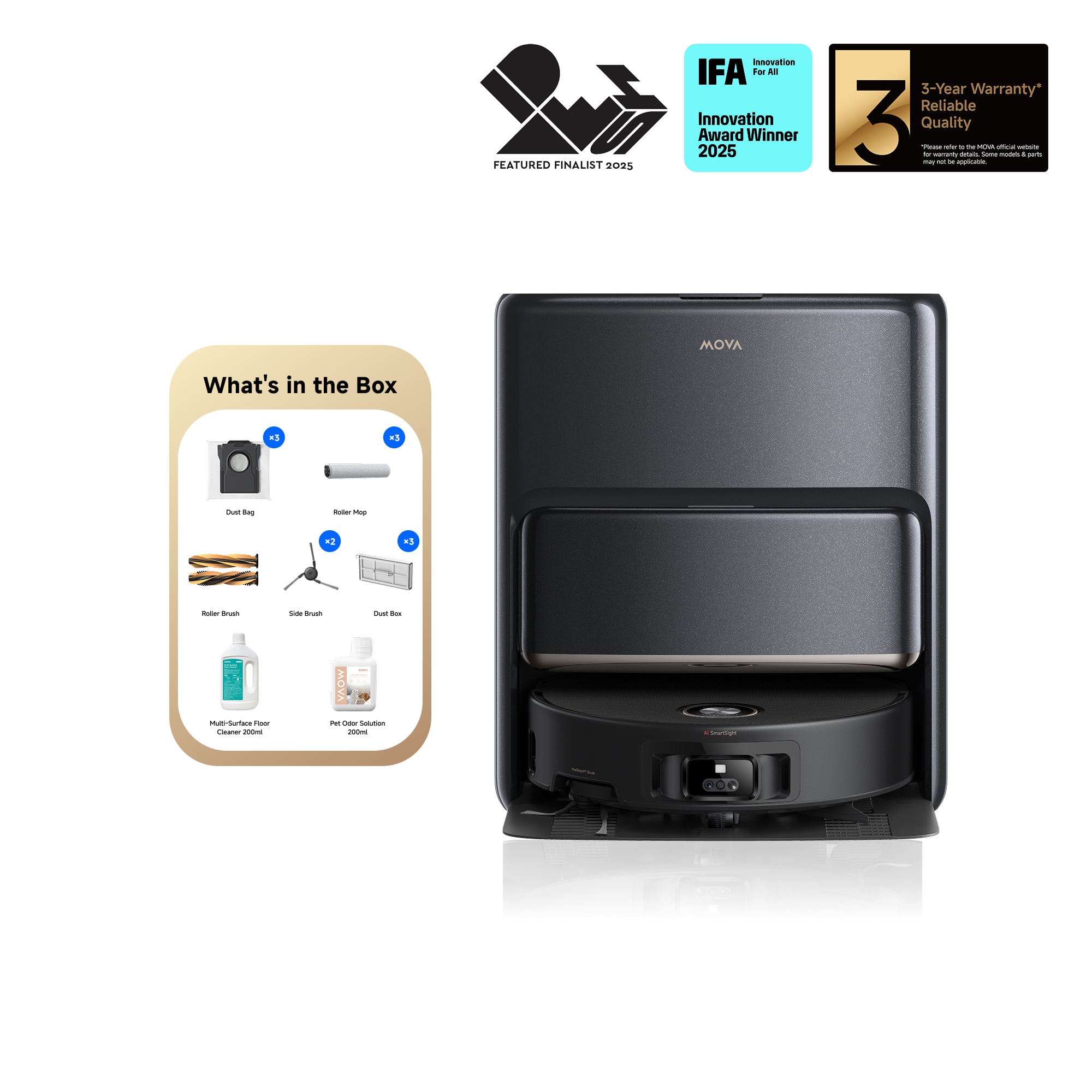 MOVA Z60 Ultra Roller Complete Robot Vacuum