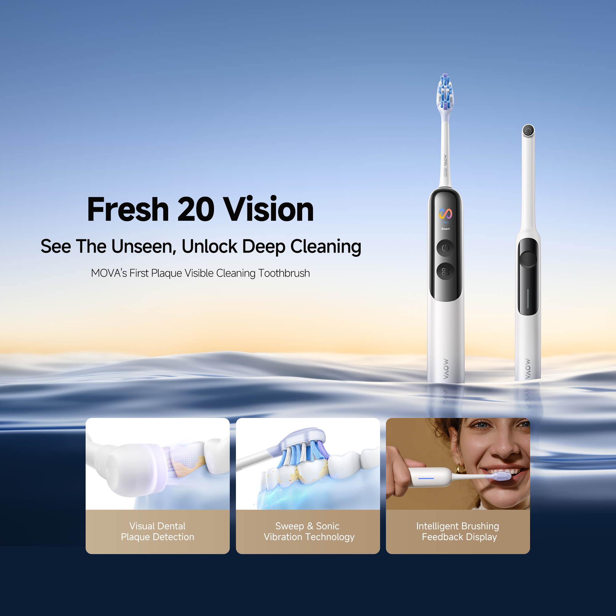 MOVA Fresh 20 VISION Electric Toothbrush