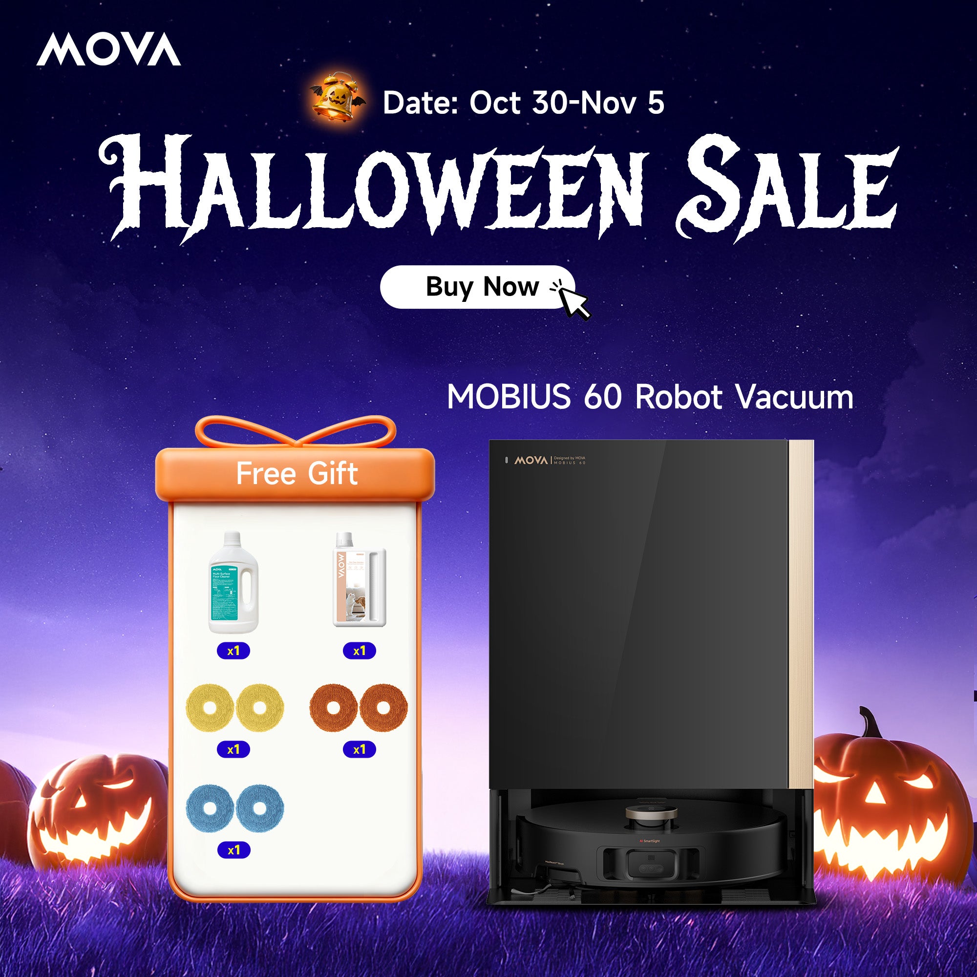 MOVA MOBIUS 60 Robot Vacuum