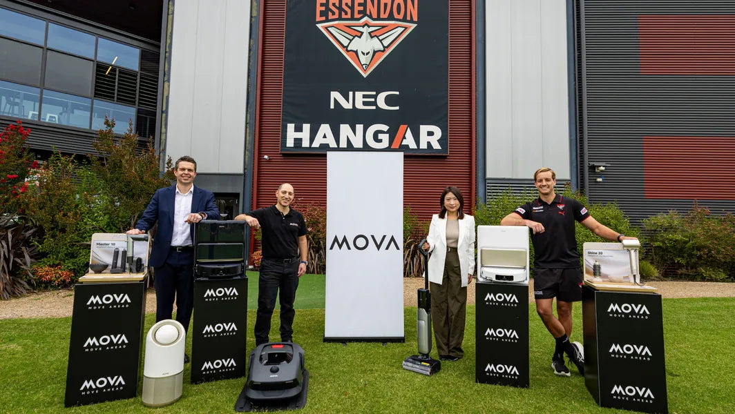 MOVA join forces with Essendon in exciting new partnership