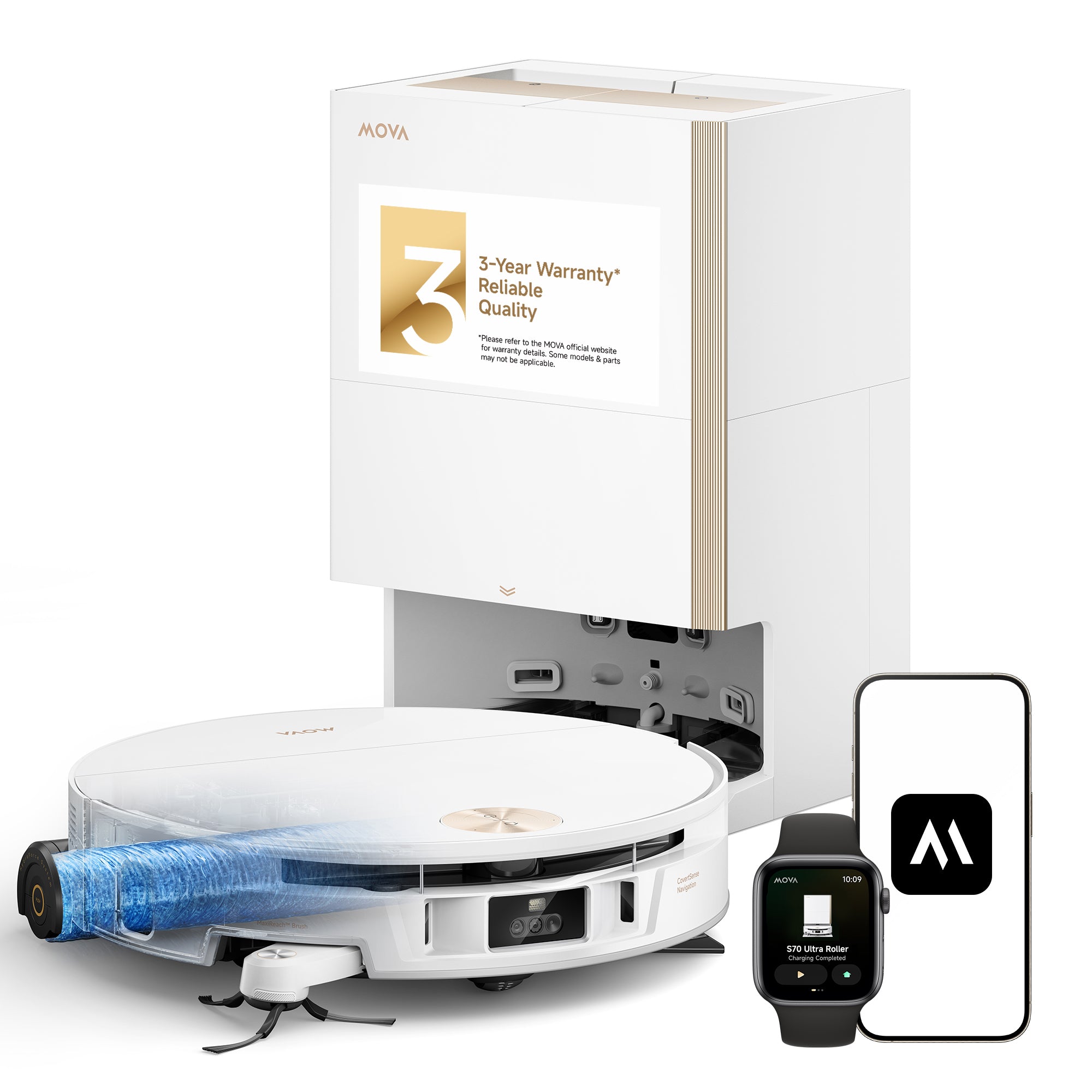 MOVA S70 Series Robot Vacuum - S70 Ultra Roller – Mova Tech Australia
