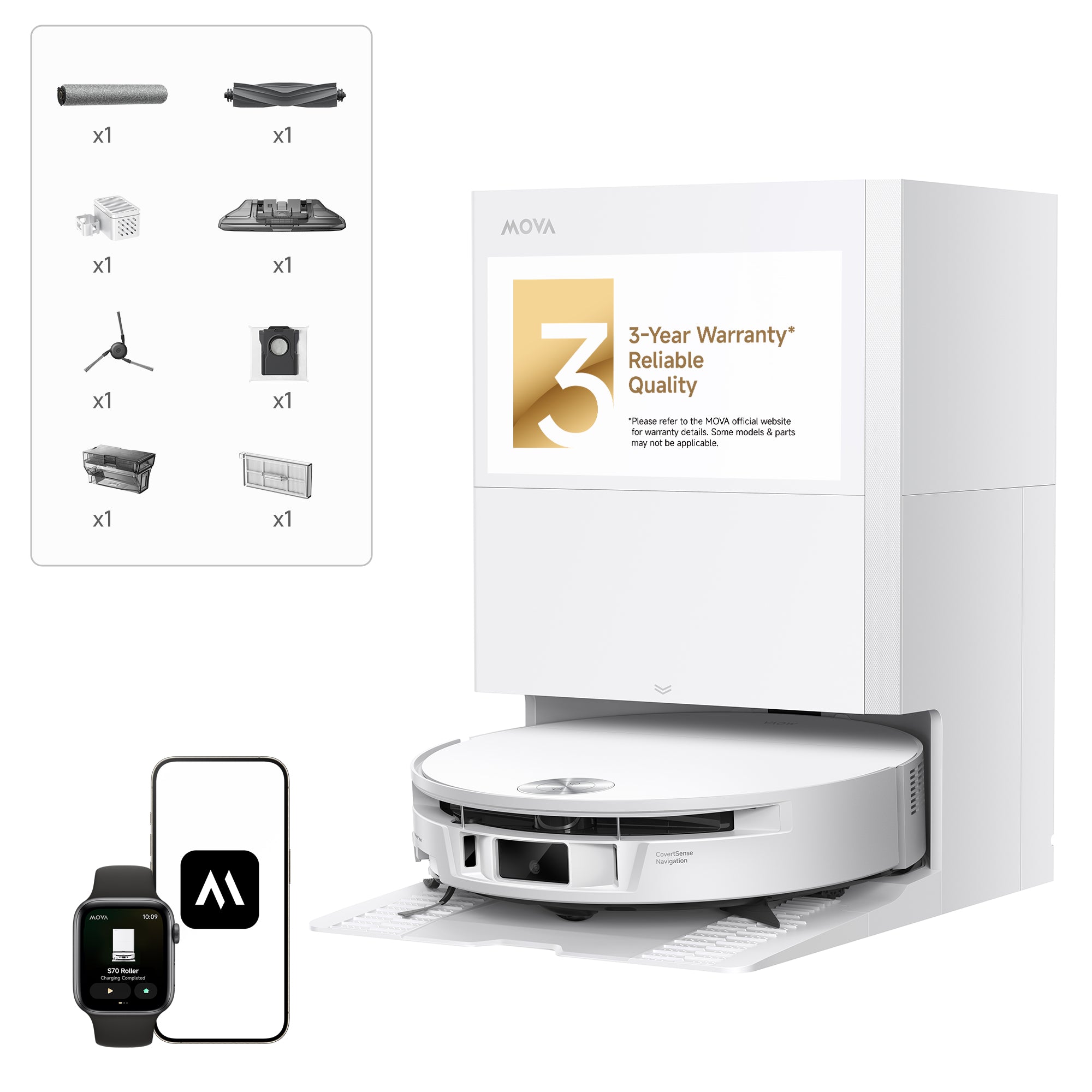 [Pre-order] MOVA S70 Roller Robot Vacuum