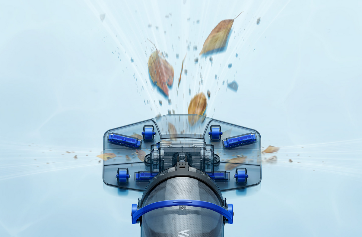 Visible Suction Head For Targeted Cleaning