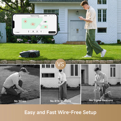 Bundle Garage with MOVA 1000 Robot Lawn Mower