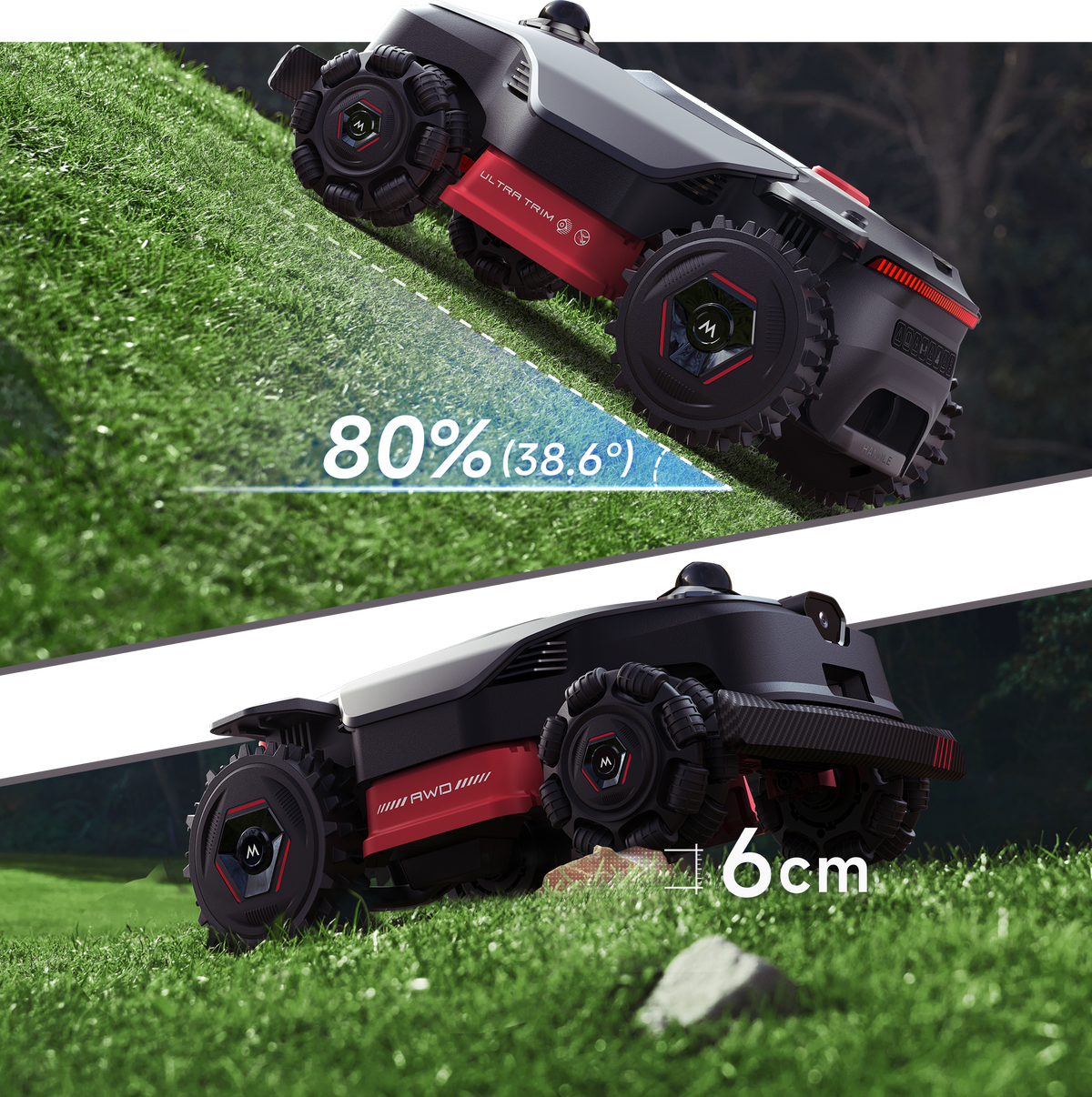 U-Shape Path & Long Runtime for Mowing Efficiency