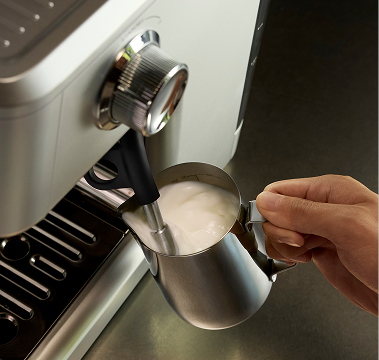 Manual Milk Frothing
Full control over frothing to suit your style