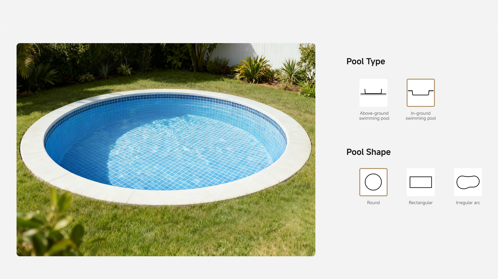 In-ground swimming pool