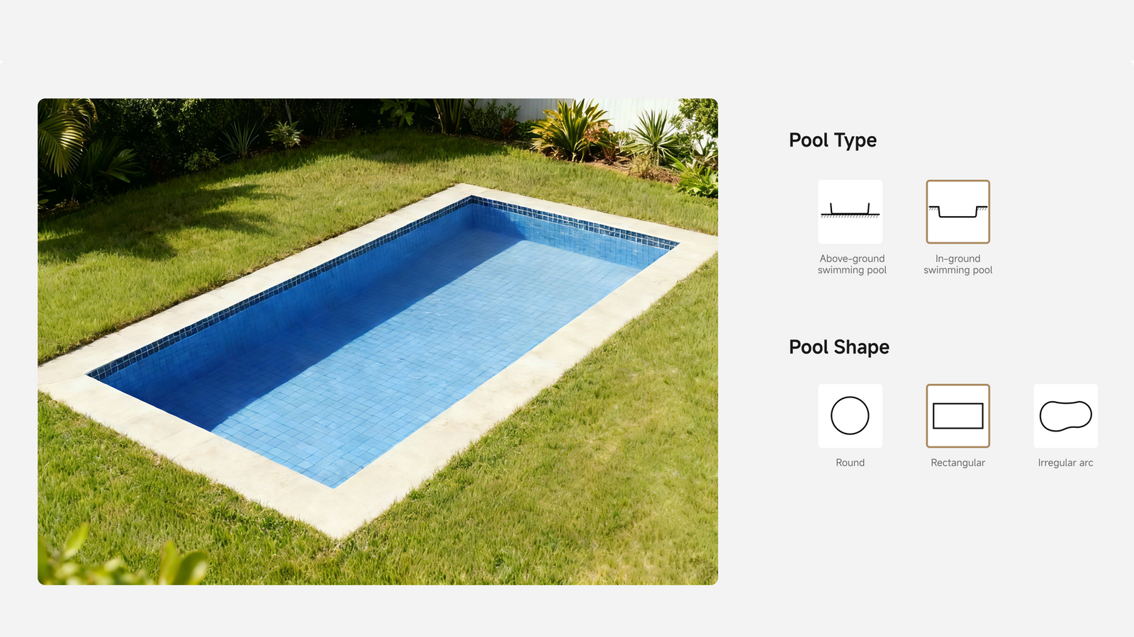 Above-ground swimming pool