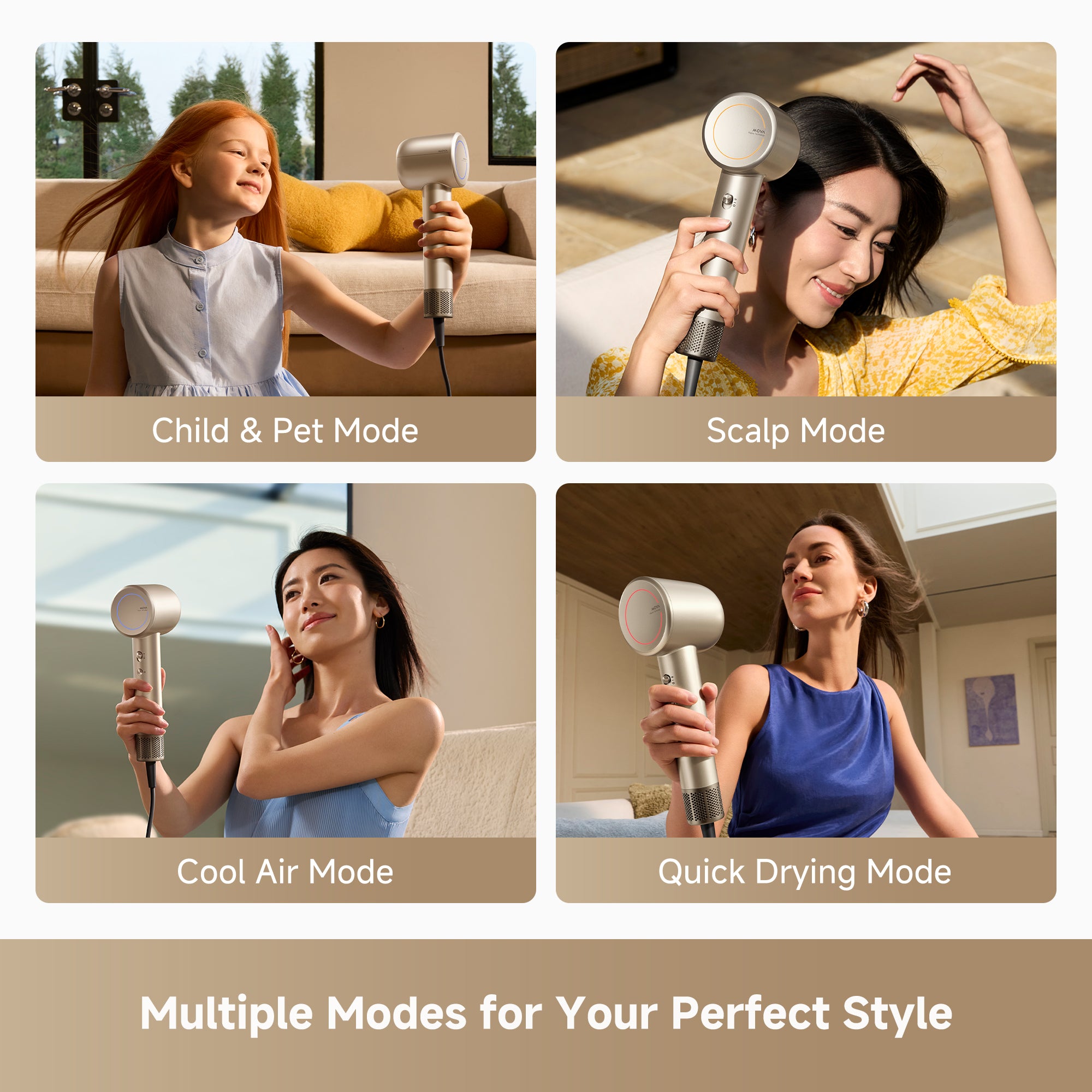 MOVA Shine 10 Hairdryer | Shine with Your Radiance – Mova Tech