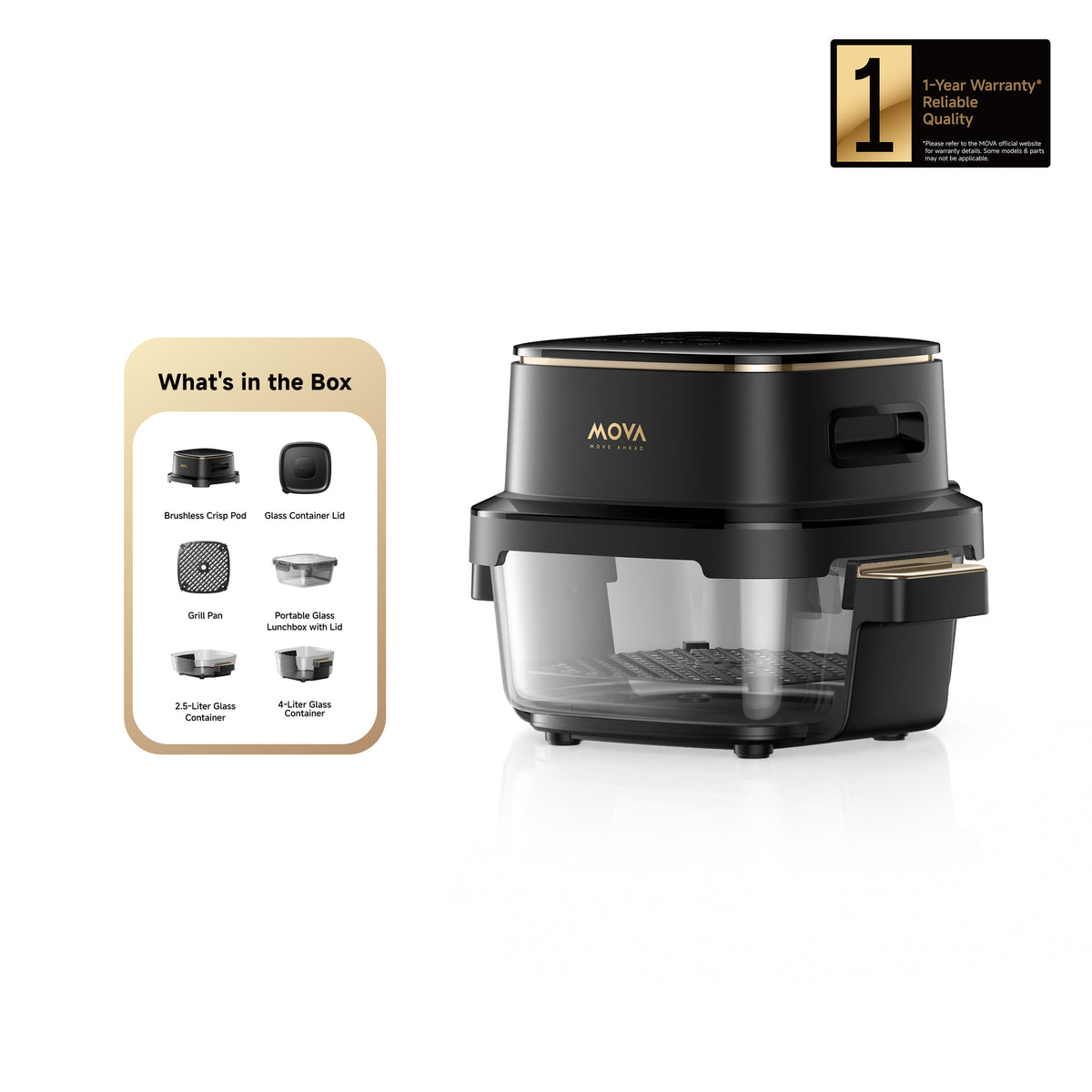 MOVA Aeroglass AF20 Pro Air Fryer
