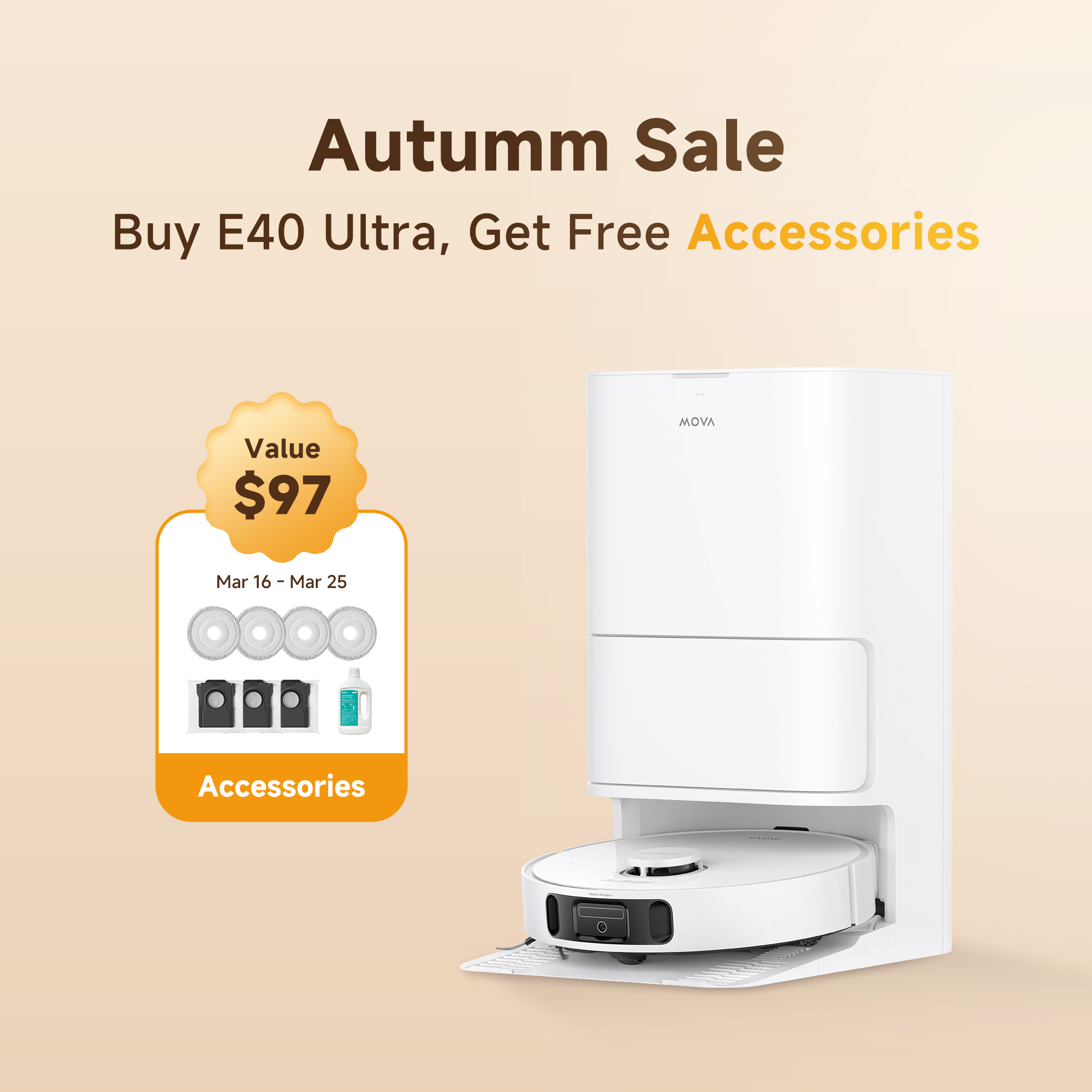 MOVA E40 Ultra Robot Vacuum