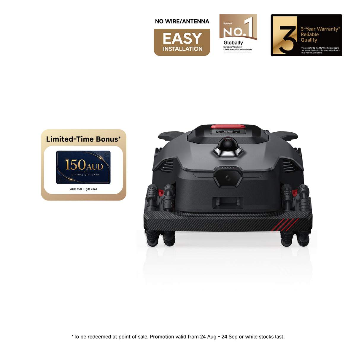 [Pre-order]MOVA LiDAX Ultra 1200 AWD Flex Lawn Mower