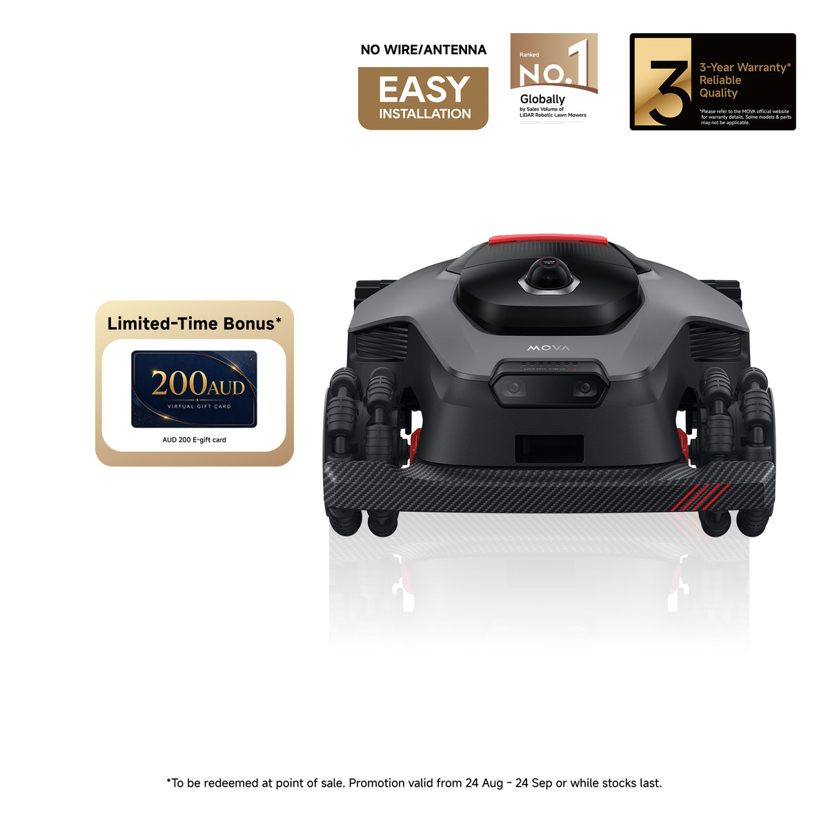 [Pre-order]MOVA LiDAX Ultra 2000 AWD Lawn Mower(Ships October)