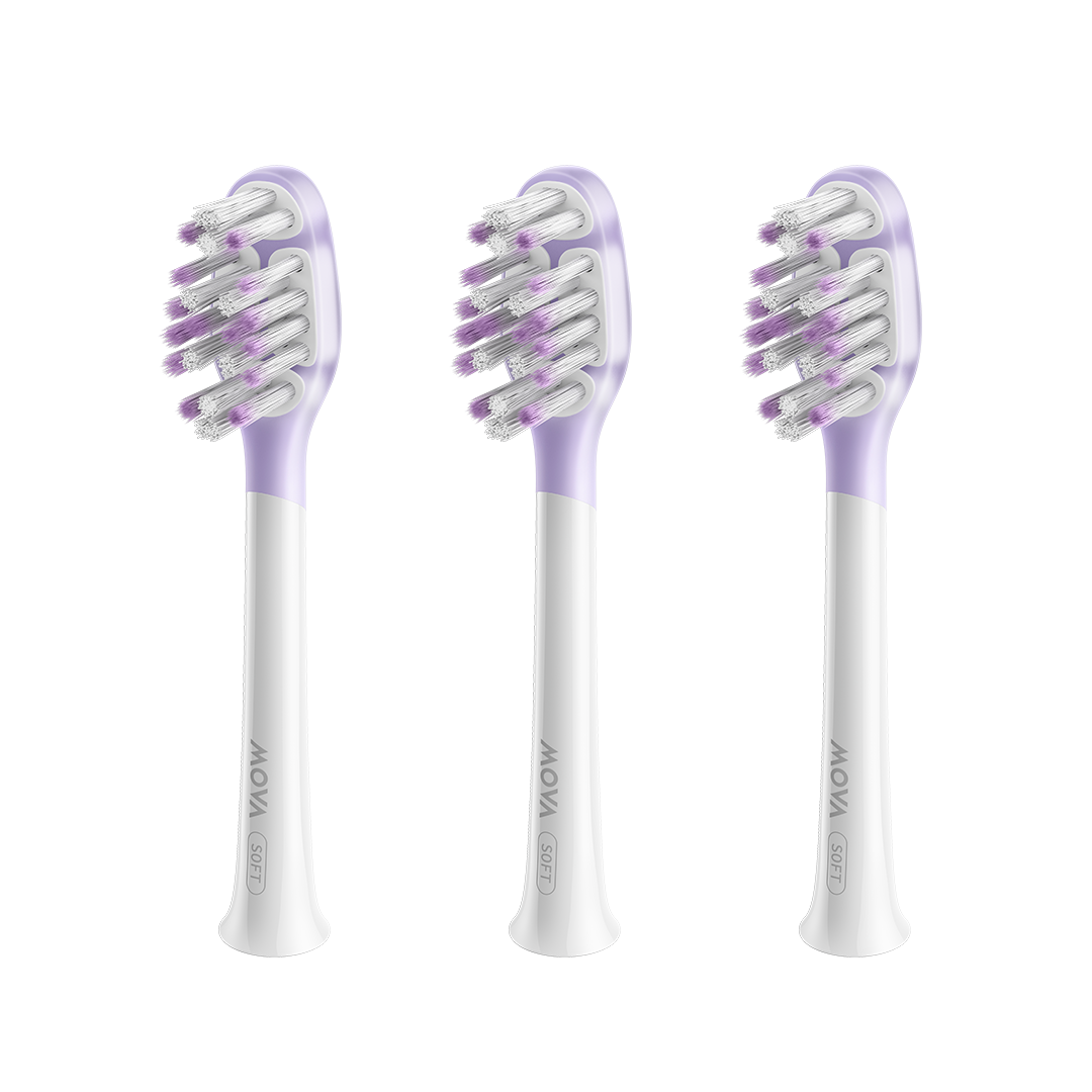 MOVA Sensitive Care Brush Head (Four-zone Floating)（3-pack）(Pre-Order, Ships Late January)