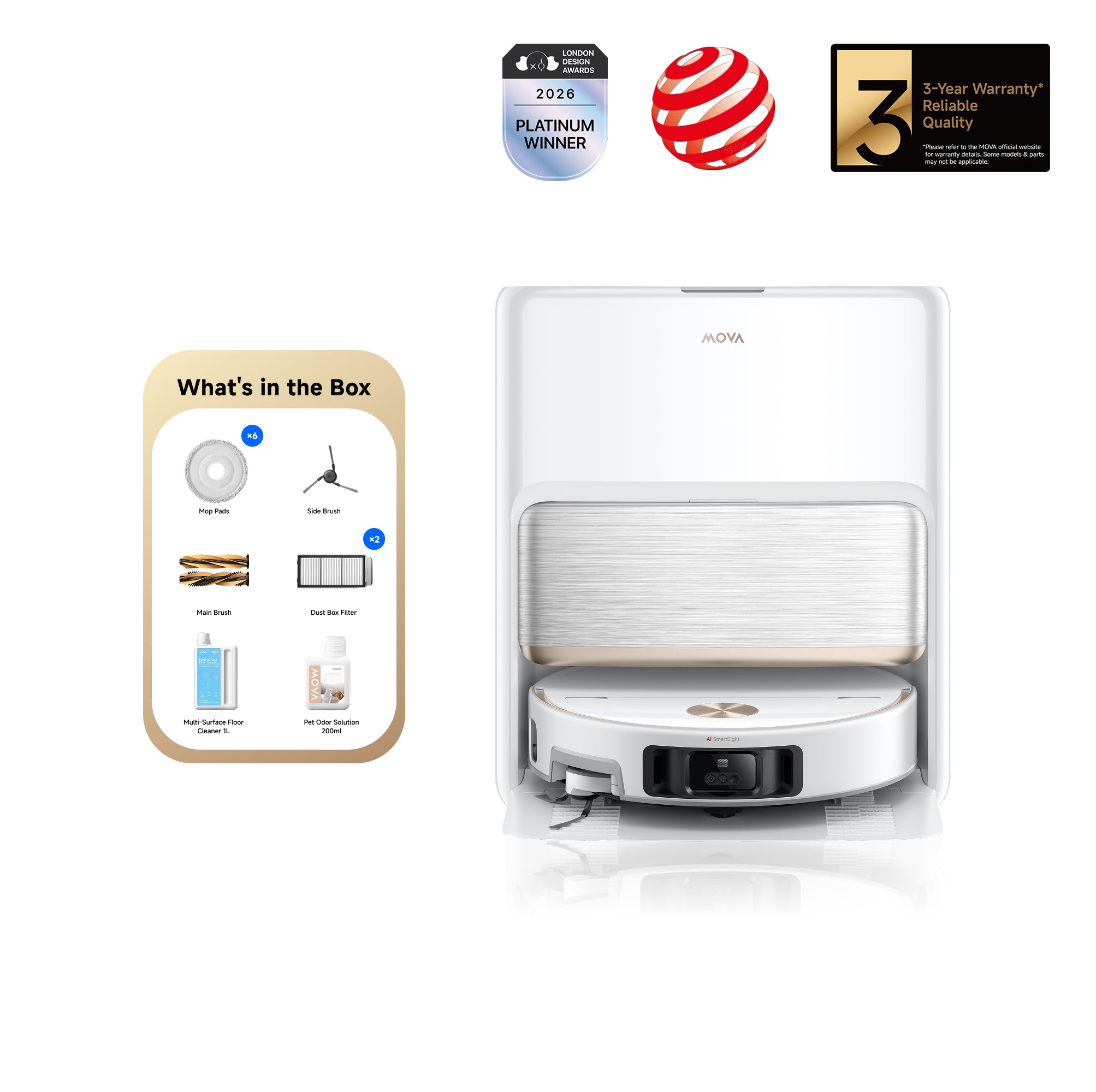 MOVA V70 Ultra Complete Robot Vacuum