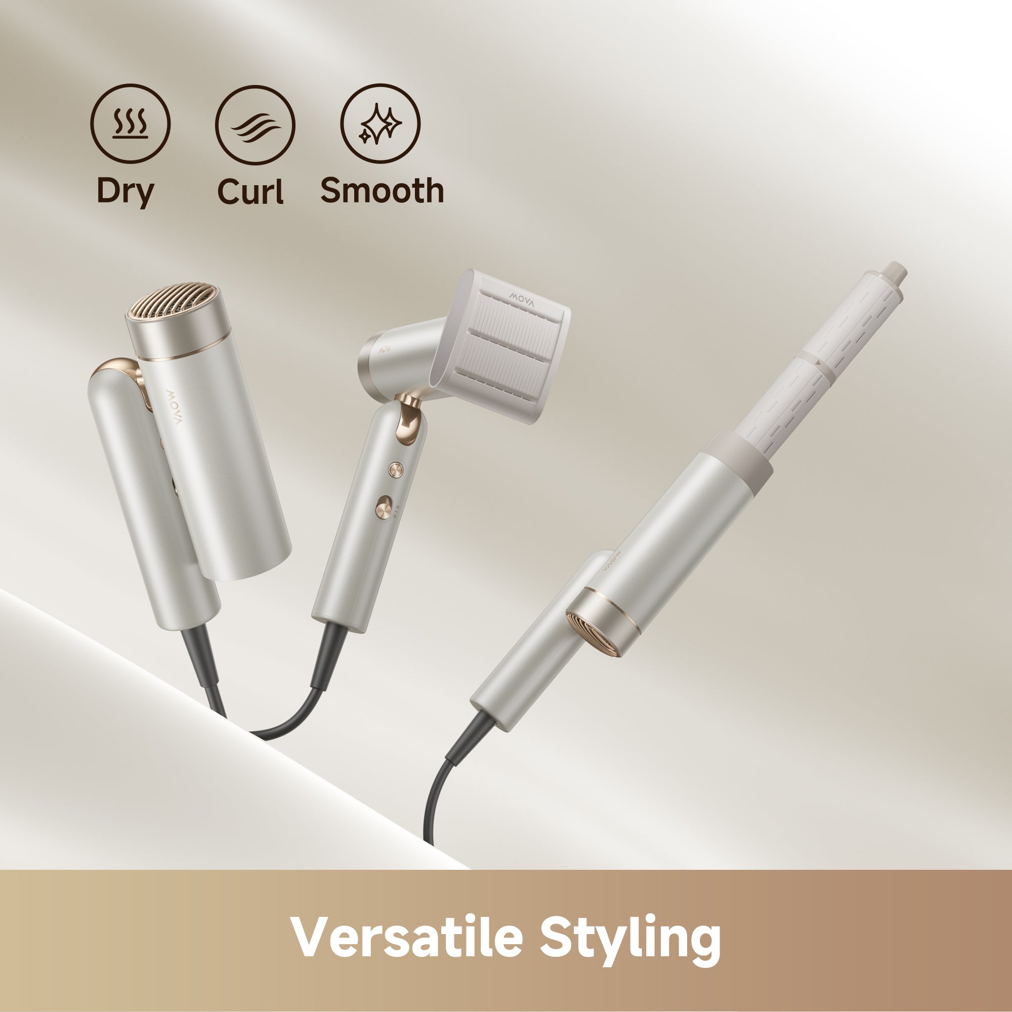 Bundle with MOVA Flip 10 Hairdryer