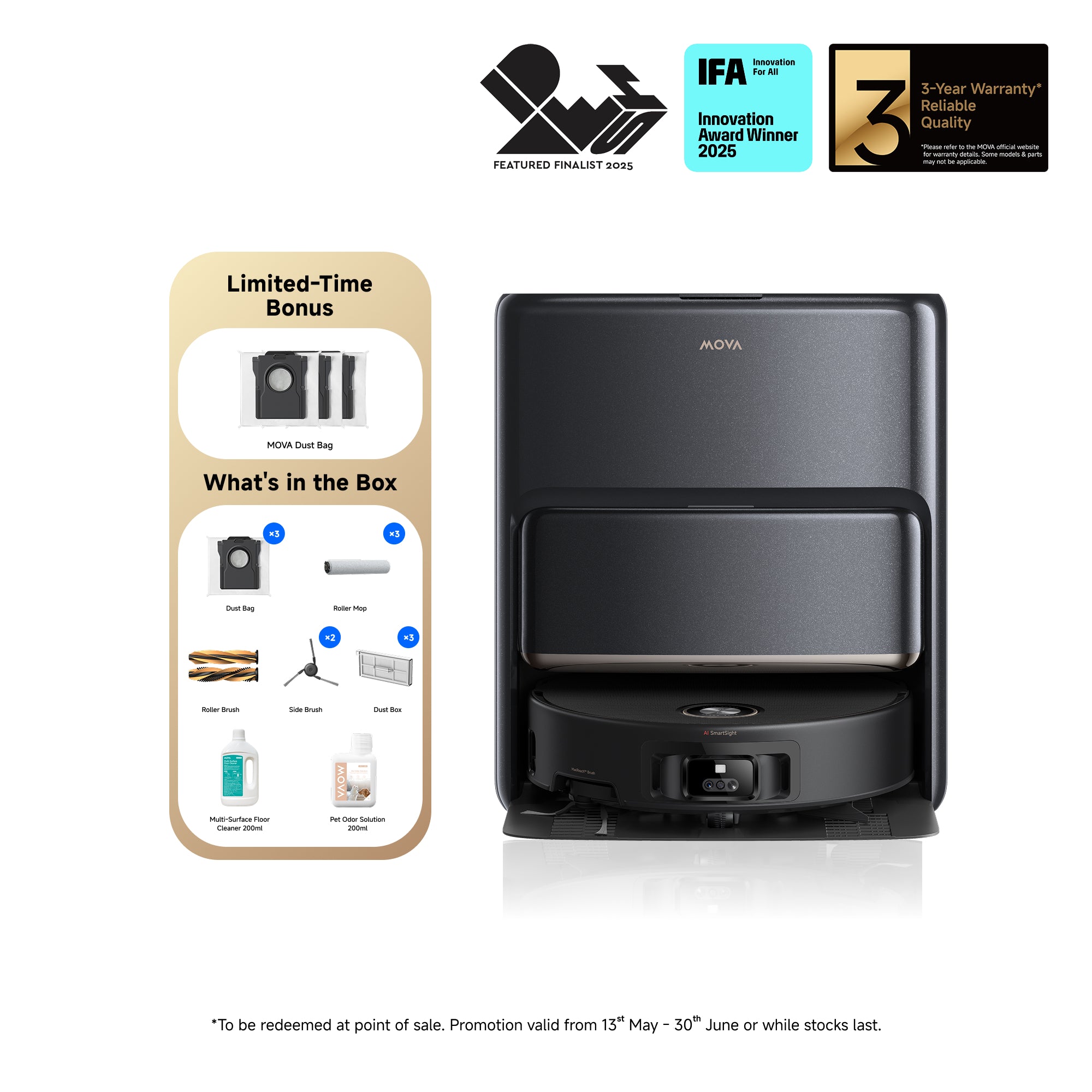 MOVA Z60 Ultra Roller Complete Robot Vacuum