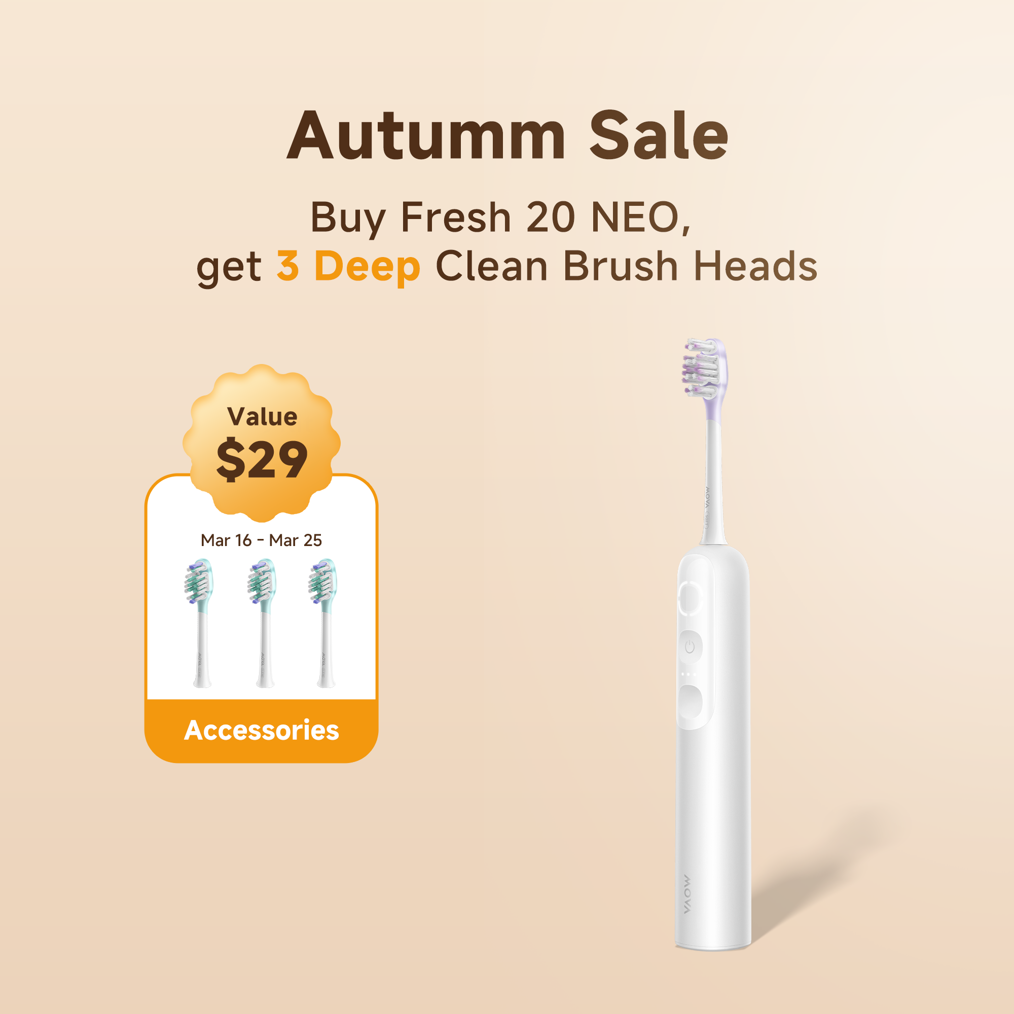 MOVA Fresh 20 NEO Electric Toothbrush