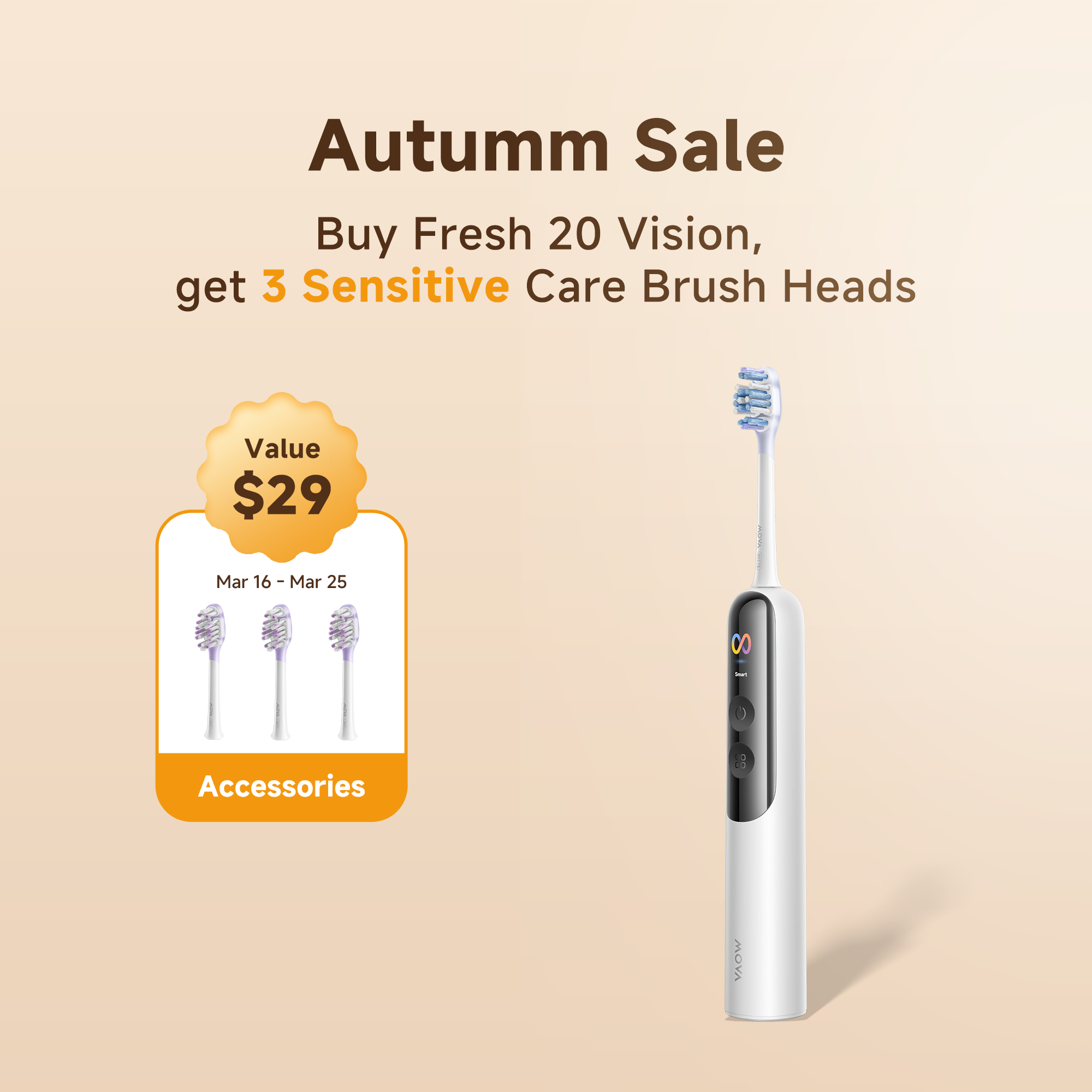 MOVA Fresh 20 VISION Electric Toothbrush